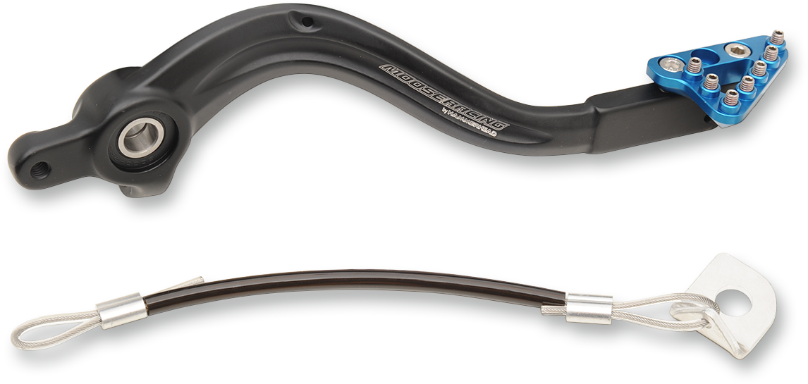 MOOSE OFFROAD Brake Pedal - Blue - Husqvarna