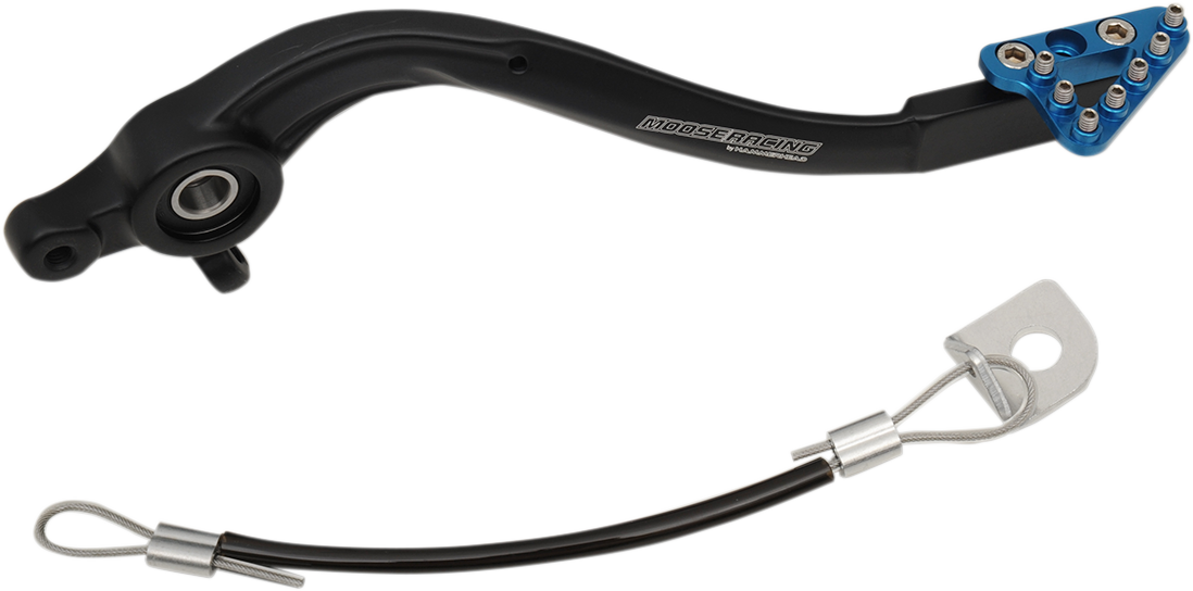 MOOSE OFFROAD Brake Pedal - Blue - Husqvarna