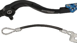 MOOSE OFFROAD Brake Pedal - Blue - Husqvarna
