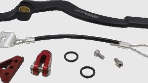 MOOSE OFFROAD Brake Pedal - Red - Honda