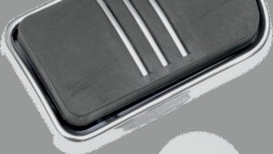 DRAG SPECIALTIES Sweeper Brake Pedal - Black/Chrome - FL