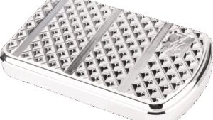 THRASHIN SUPPLY CO. Brake Pedal Pad - Chrome - FL