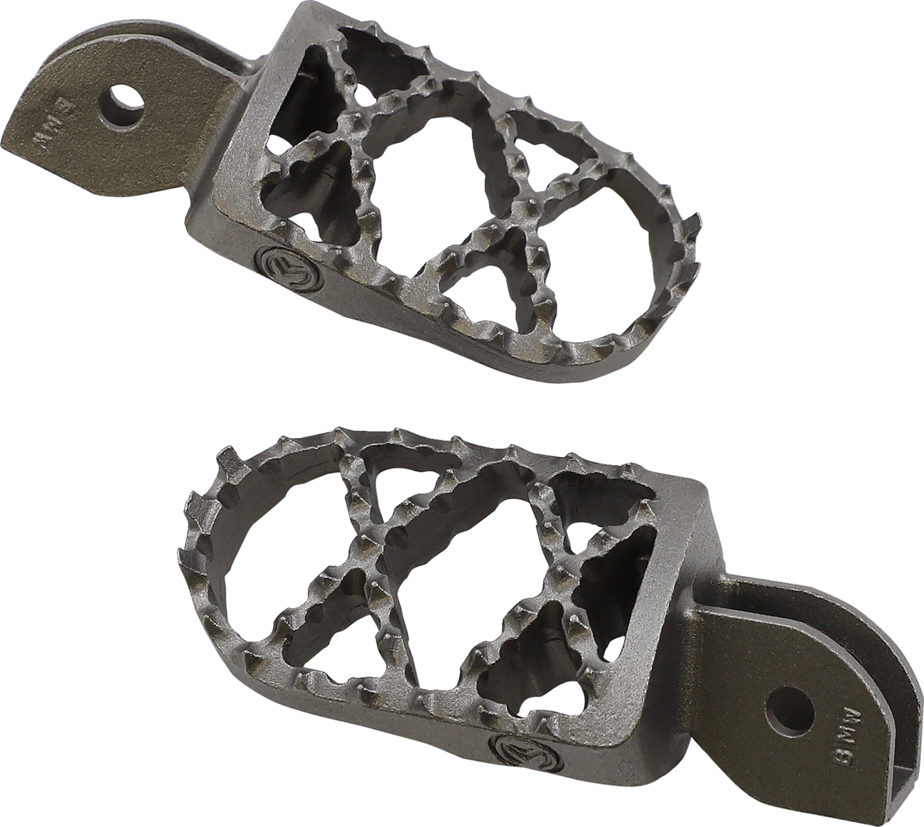 JOKER MACHINE Adjustable Serrated Foot Pegs - Long - Black - Image 2