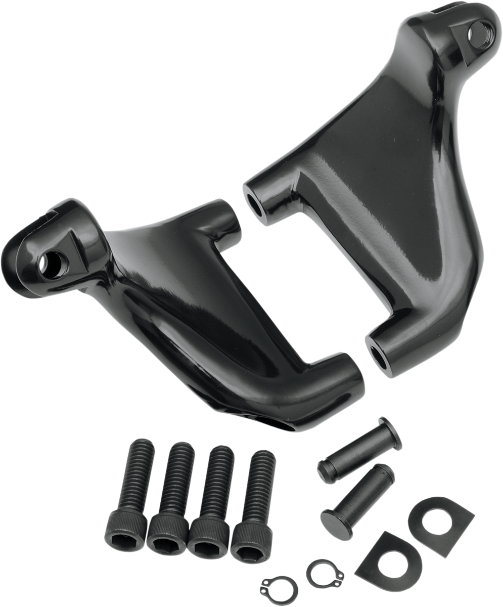 DRAG SPECIALTIES Passenger Peg Mount - Black - XL '04-'13