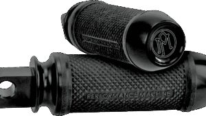 PERFORMANCE MACHINE (PM) Elite Foot Pegs - Black - Softail