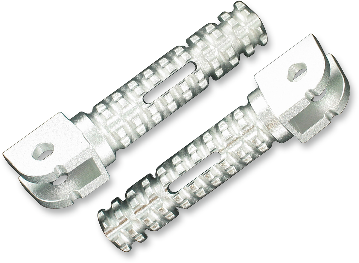 PSR Foot Pegs - Silver - Suzuki '98-'24