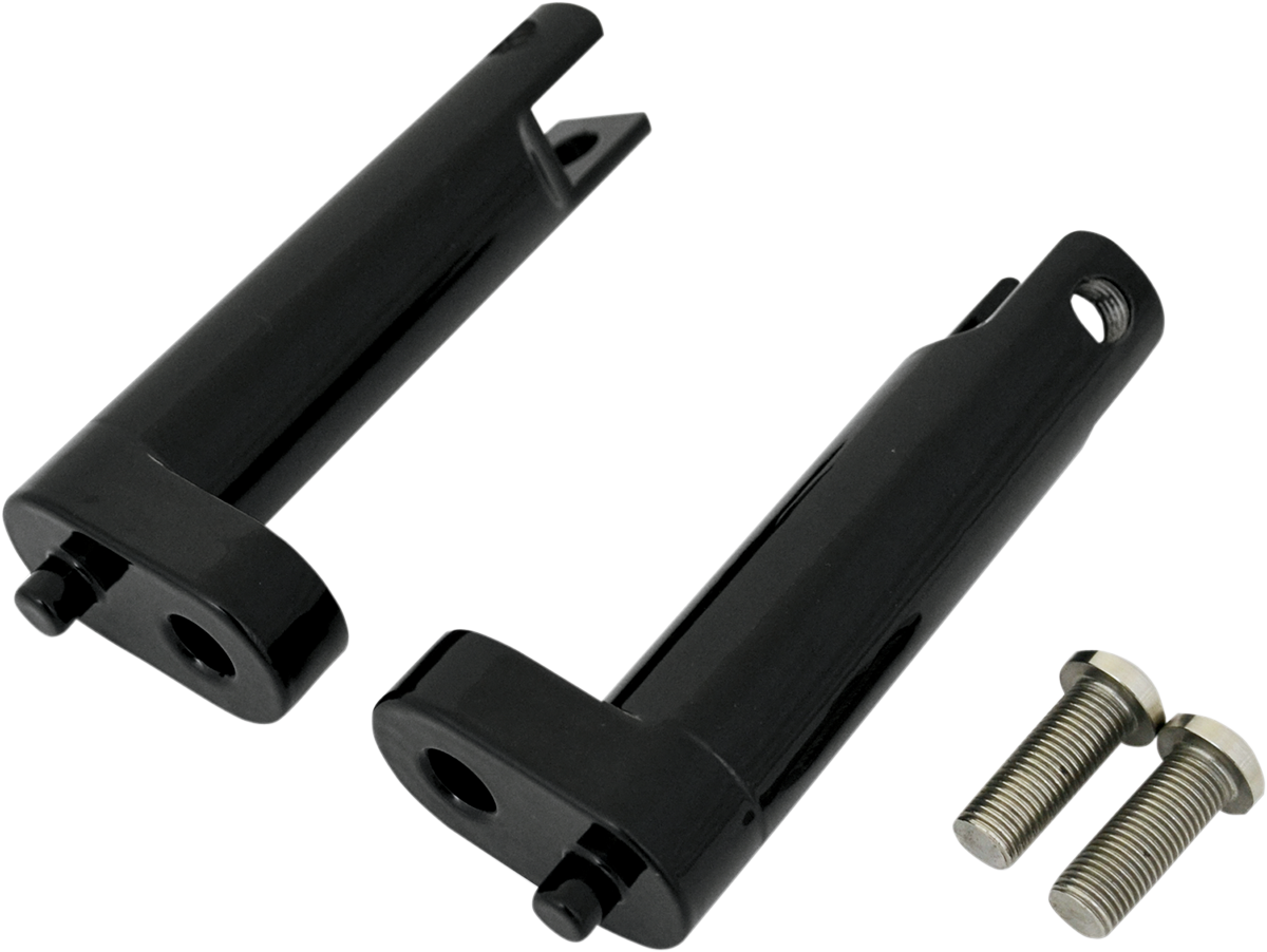 ARLEN NESS Passenger Knurled Footpegs - Red - FL/FX '18-'25 - Image 2