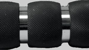 AVON GRIPS Foot Pegs - Air Cushioned Excalibur - Chrome