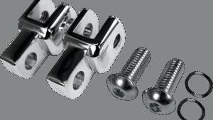 LA CHOPPERS Foot Peg Relocator - Chrome