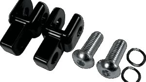 LA CHOPPERS Foot Peg Relocator - Black