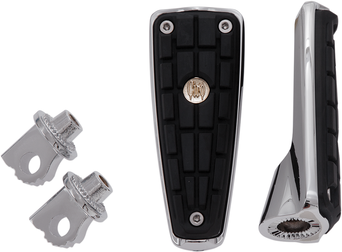 CIRO CMX Foot Pegs - Chrome - with Mount