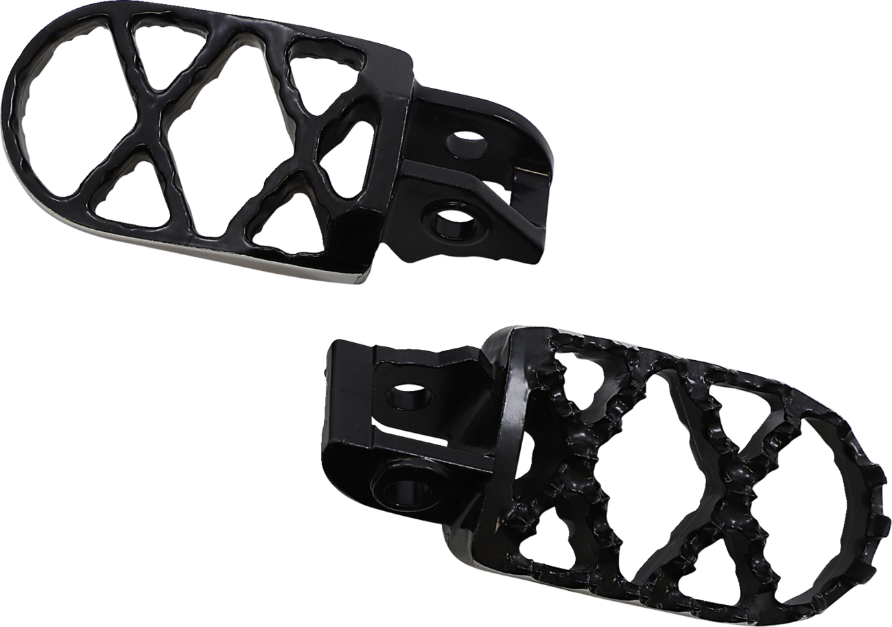 THRASHIN SUPPLY CO. Rear Militant Foot Pegs - Black - Softail - Image 2