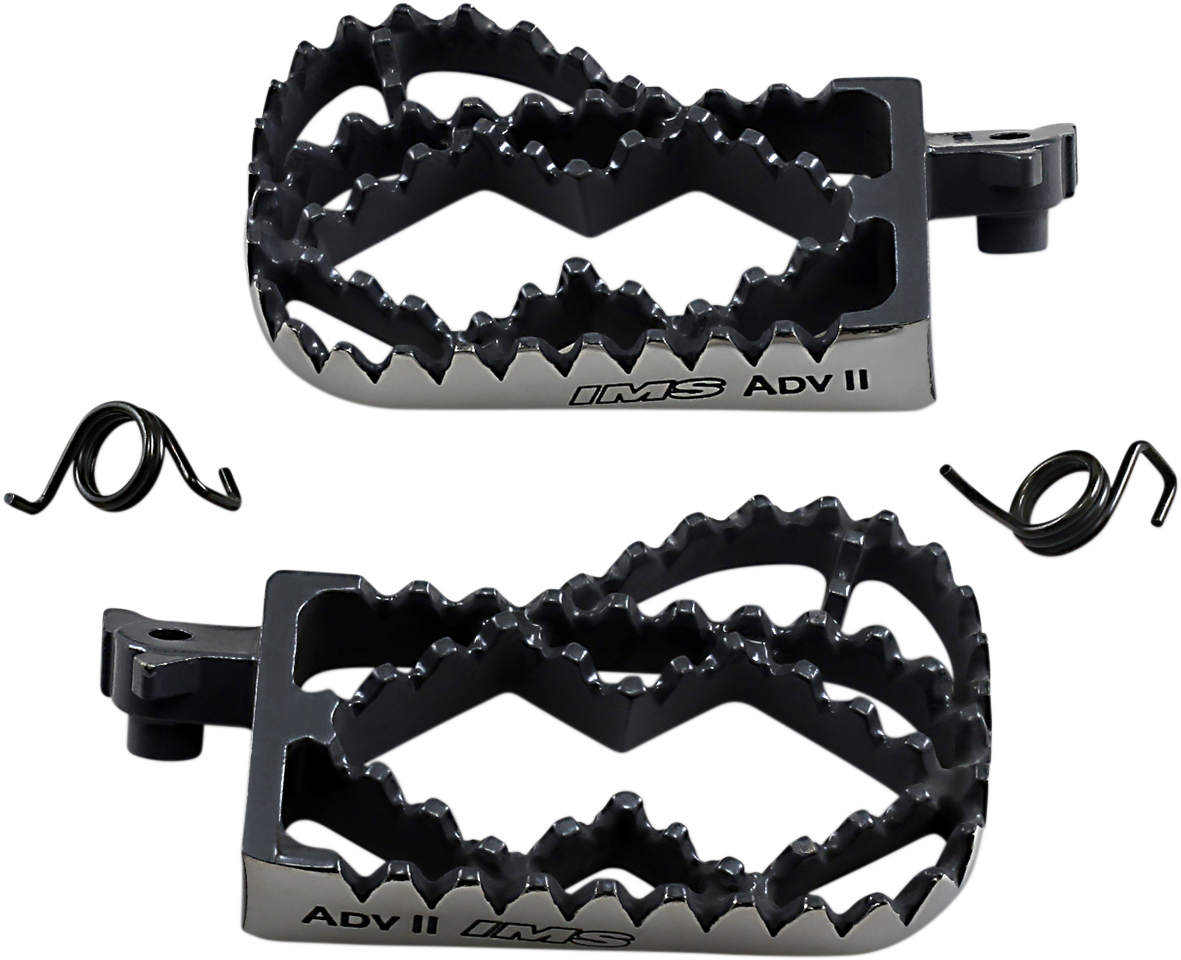 IMS PRODUCTS INC. Adventure II Foot Pegs - Black