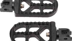 JOKER MACHINE Serrated Foot Pegs - Black - Long