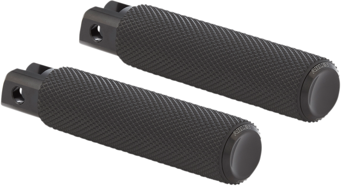 ARLEN NESS Passenger Knurled Footpegs - Black - FX/FL '18-'25