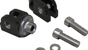 CIRO Peg Mount - Black Stainless Steel - Softail