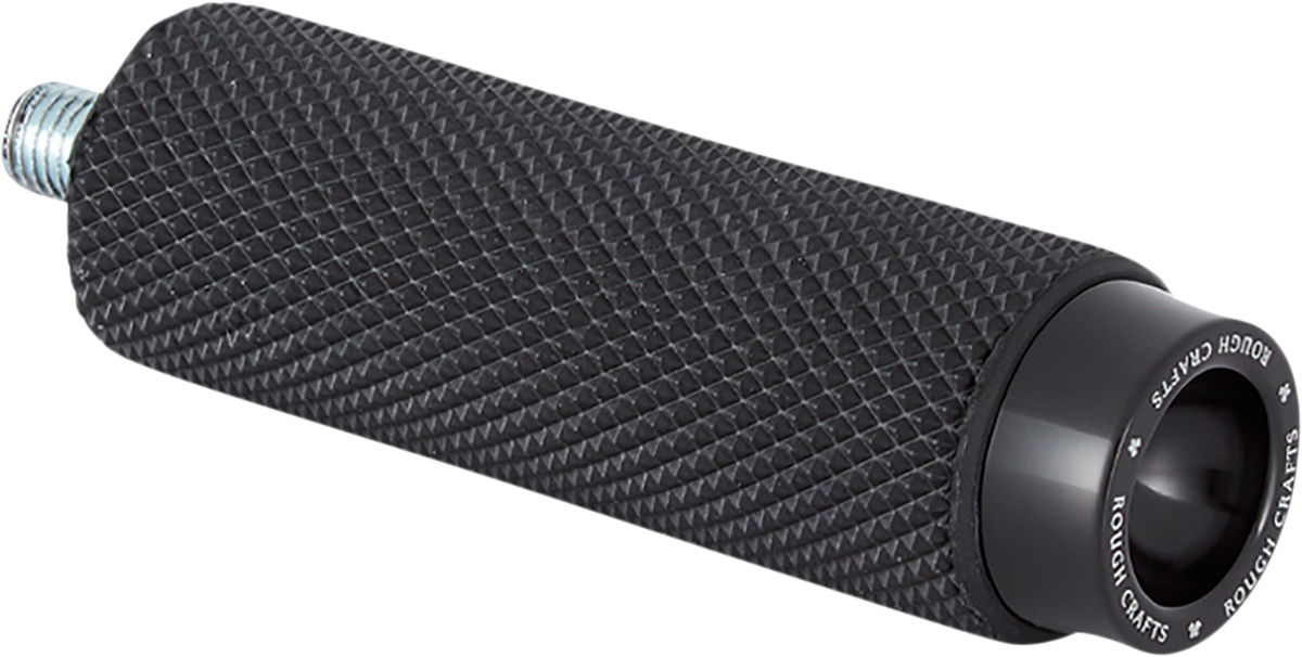 ROUGH CRAFTS Shift/Brake Peg - Black - Knurled