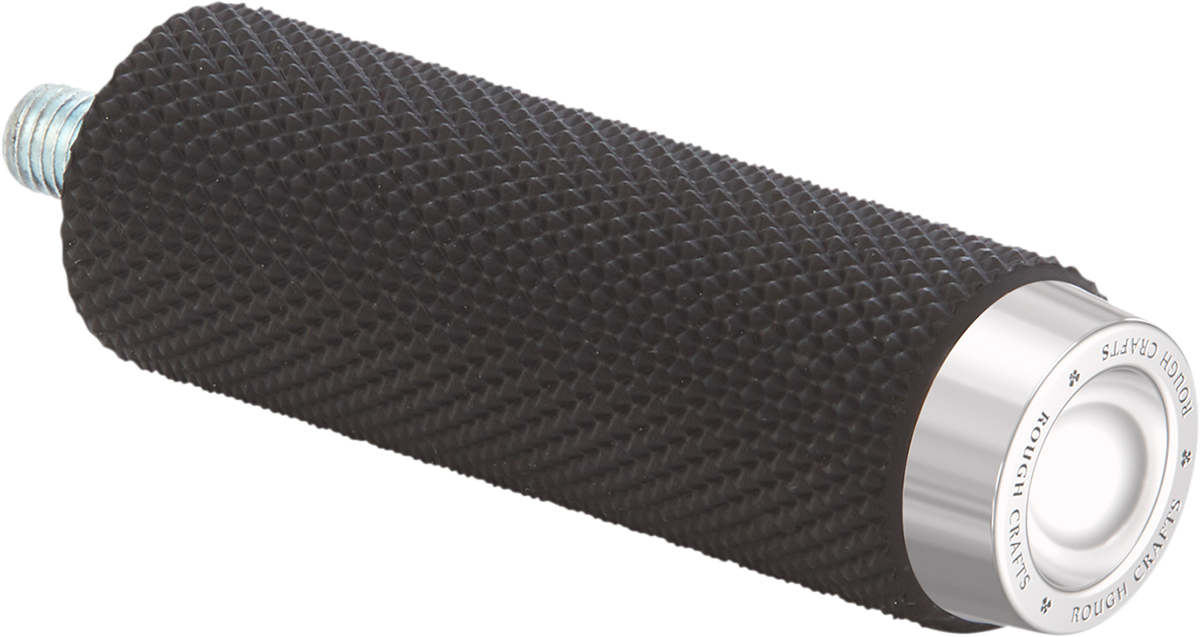 ROUGH CRAFTS Shift/Brake Peg - Chrome - Knurled