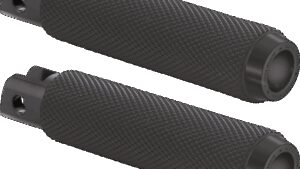 ROUGH CRAFTS Driver Pegs - Black - Knurled