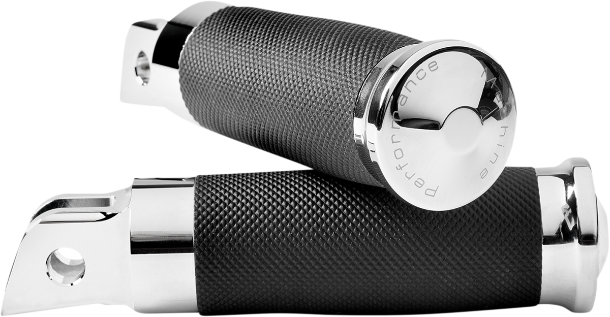PERFORMANCE MACHINE (PM) Contour Foot Pegs - Chrome - Driver - M8