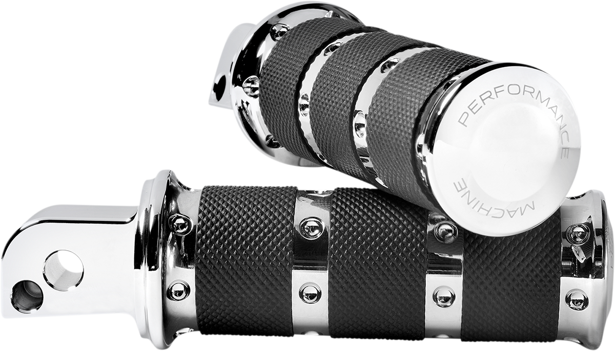 PERFORMANCE MACHINE (PM) Foot Pegs - Chrome - XLS - M8 - Passenger