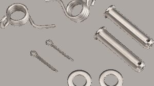 MOOSE OFFROAD Footpeg Pin and Spring - Honda