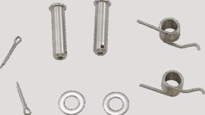 MOOSE OFFROAD Footpeg Pin and Spring - Suzuki/Yamaha