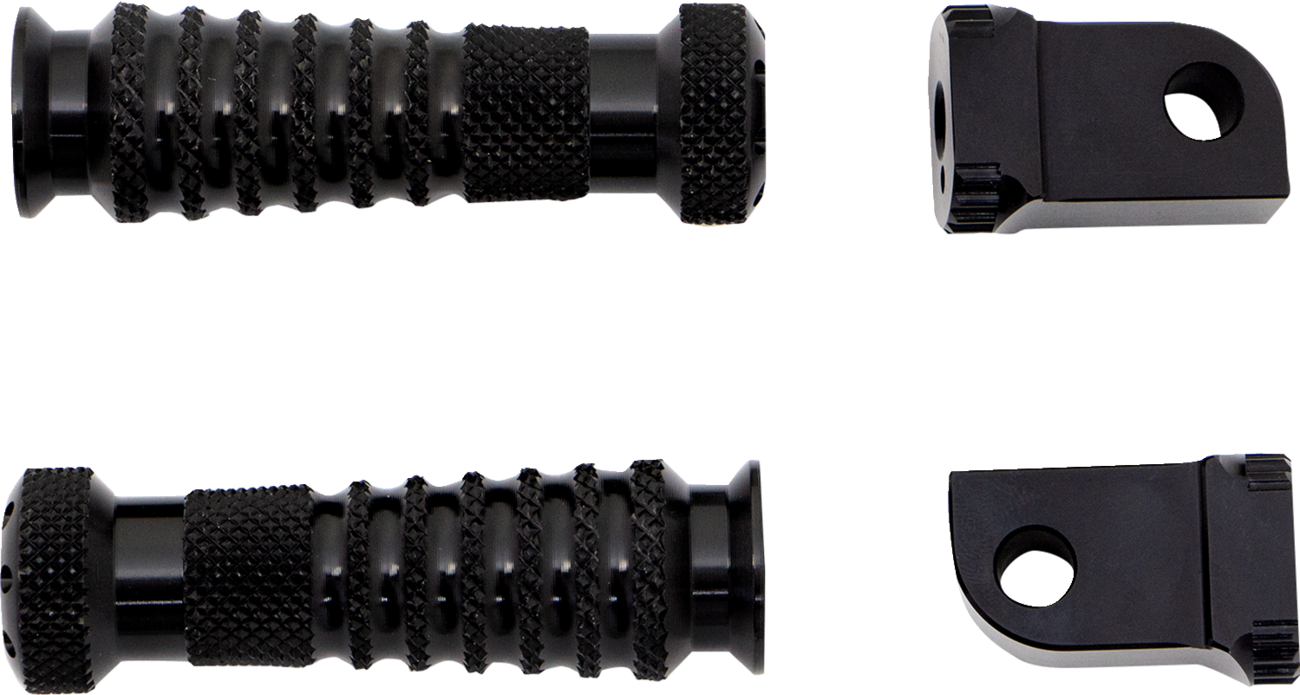 JOKER MACHINE Serrated Foot Pegs - Black - Short - Image 2