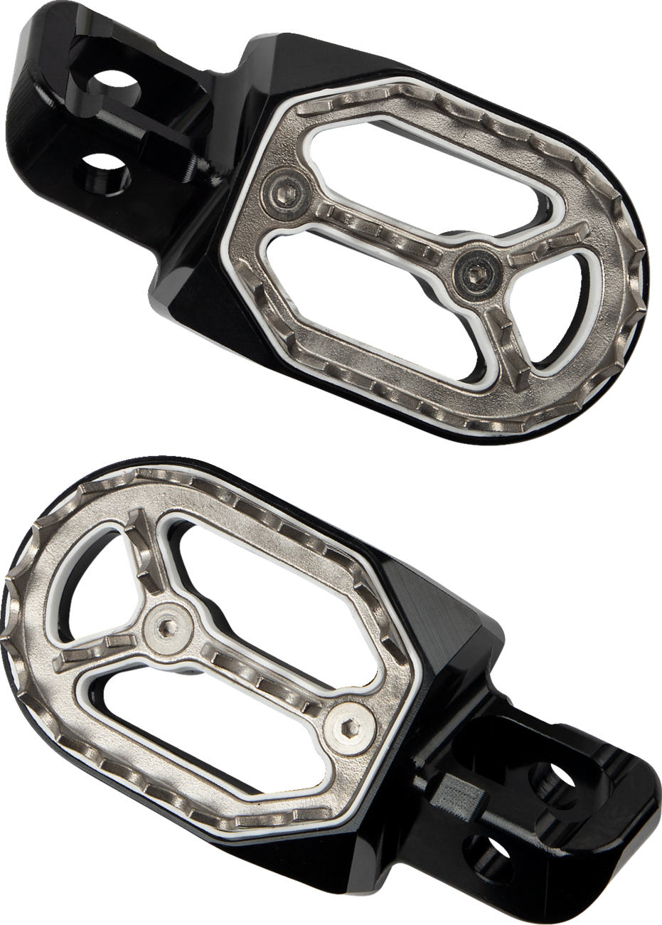 GILLES TOOLING Tech-X Enduro Foot Pegs - Driver - Black - Image 2