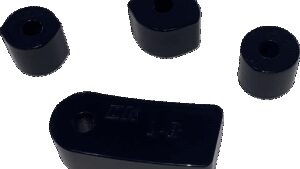 DK CUSTOM PRODUCTS Floorboard Extensions - Black - FL