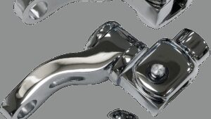 DRAG SPECIALTIES Passenger Peg Mount - Adjustable - Chrome