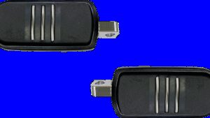 DRAG SPECIALTIES Sweeper Foot Pegs - Black - FX