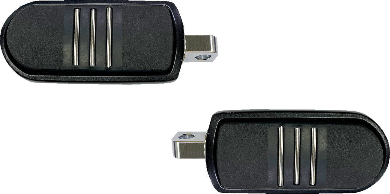 DRAG SPECIALTIES Sweeper Foot Pegs - Black - FX