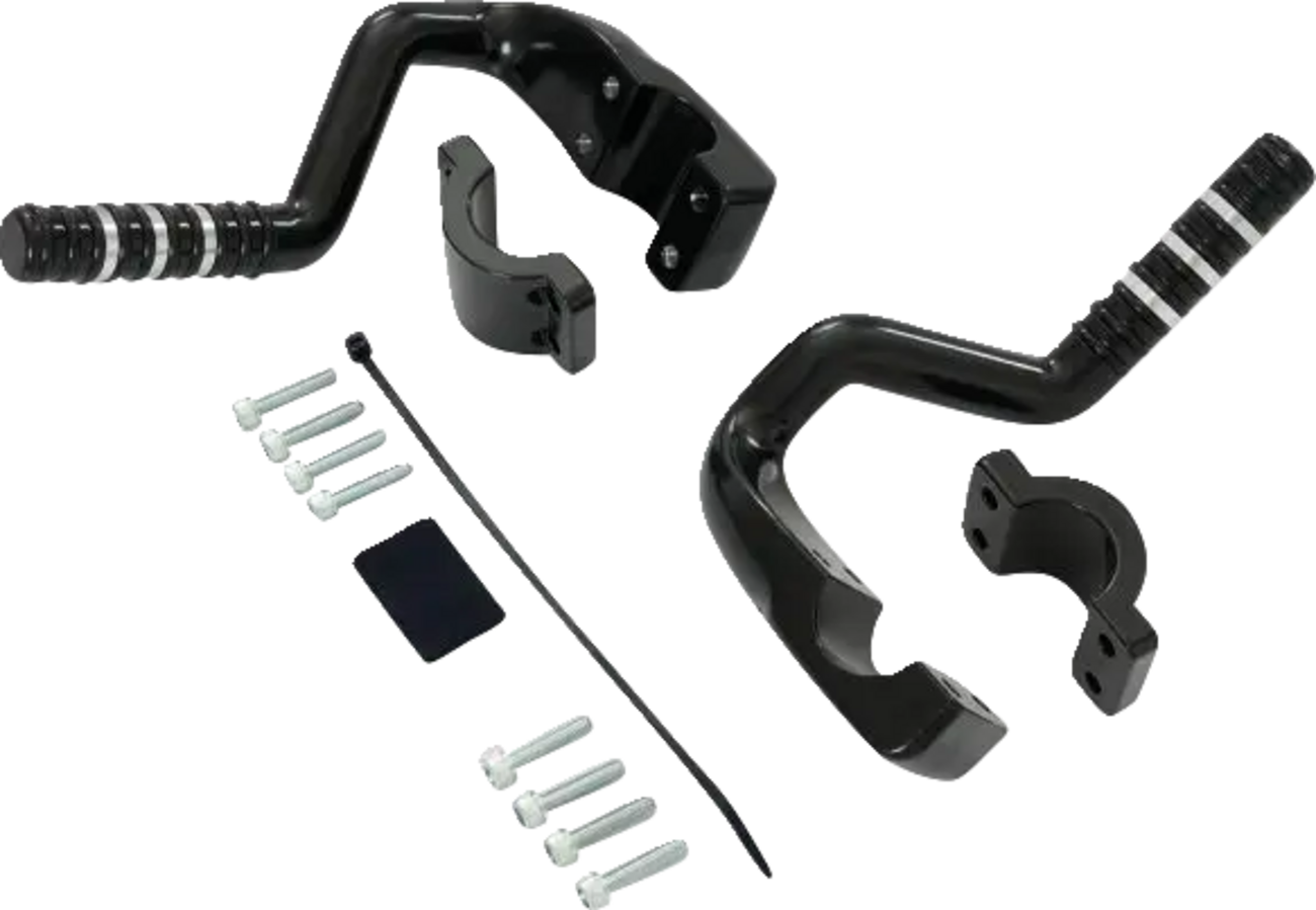 PERFORMANCE MACHINE (PM) Contour Foot Pegs - Chrome - Driver - M8 - Image 2