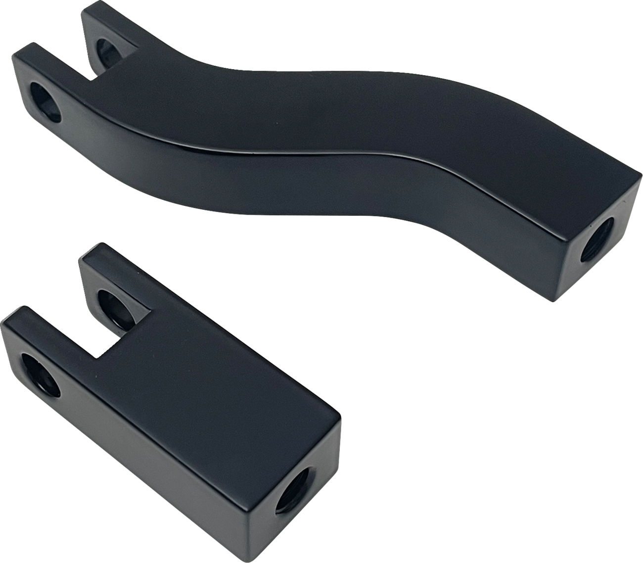 DRAG SPECIALTIES Passenger Peg Mount - Footpeg Supports - Black - FXD