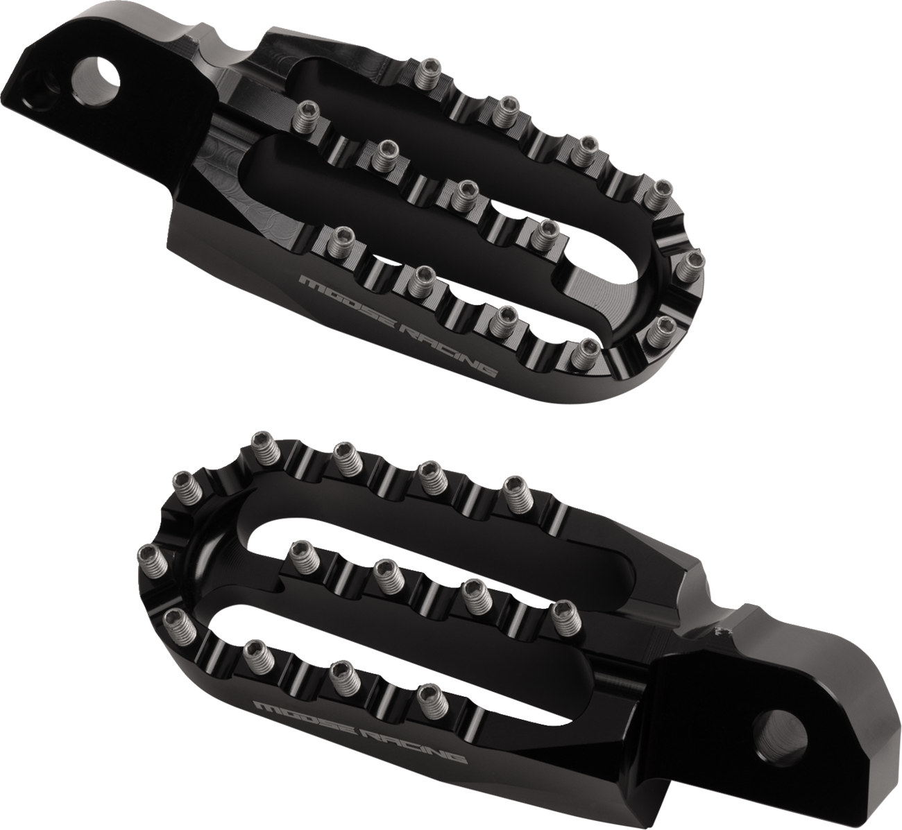 MOOSE OFFROAD Footpeg - Black - Passenger