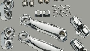 CIRO Adjustable RydeCulture™ Charles Chapa Peg Mounts - Passenger - Chrome - Indian