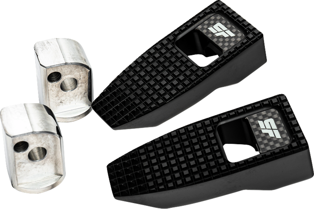 SLYFOX Speed Pegs - Black Anodized - Rear