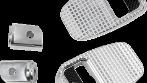 SLYFOX Foot Pegs - Silver Polished - Rear