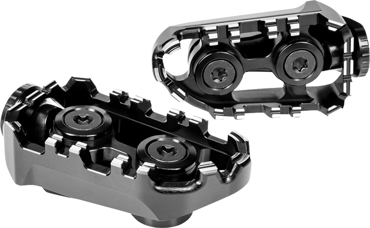 GILLES TOOLING FOOTPEG SET TECH-X ENDURO BLK