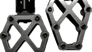 KODLIN USA NXL Foot Pegs - Black w/ Stainless Steel