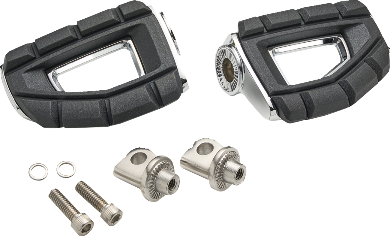 CIRO Chicane™ Foot Rests - Chrome