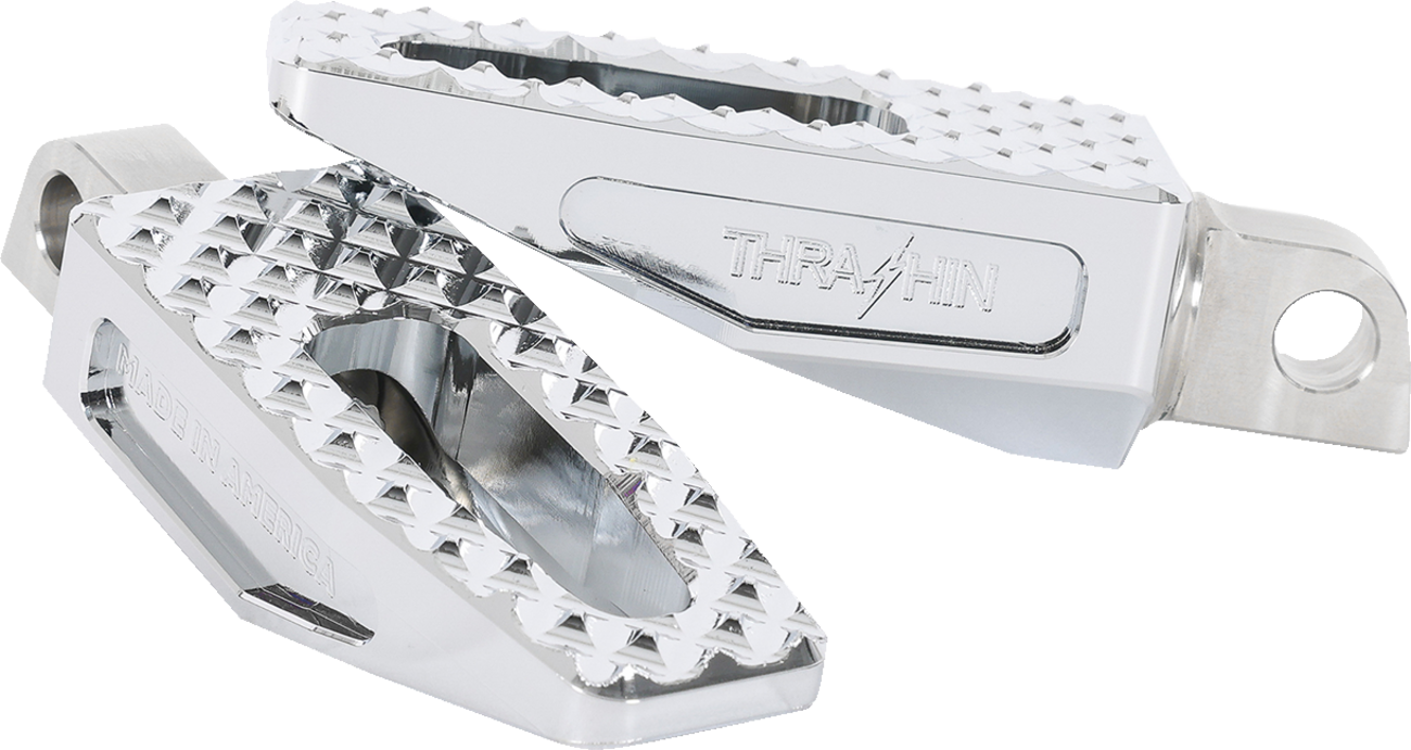 THRASHIN SUPPLY CO. Slim P-54 Foot Pegs - Front/Rear - Chrome