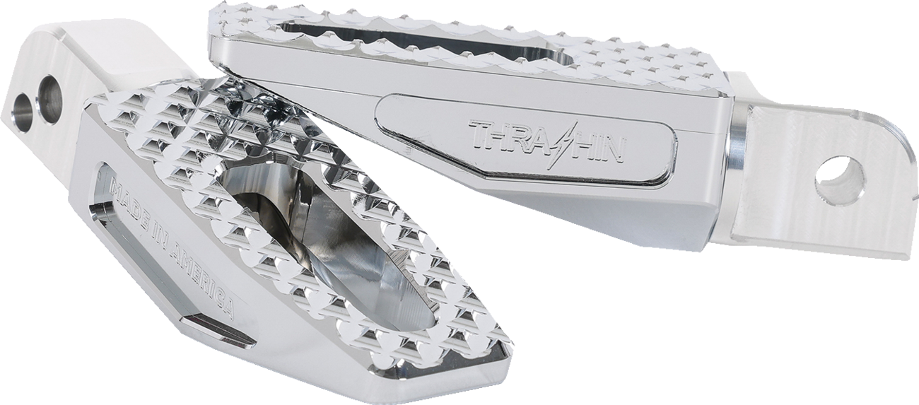 THRASHIN SUPPLY CO. P-54 Foot Pegs - Rear - Chrome