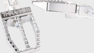 THRASHIN SUPPLY CO. Militant Foot Pegs - Front - Chrome