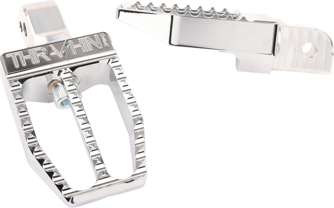 THRASHIN SUPPLY CO. Militant Foot Pegs - Rear - Chrome