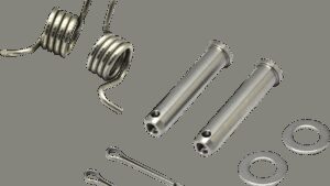 MOOSE OFFROAD Footpeg Pin and Spring - KTM