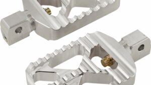 JOKER MACHINE Bear Claw Foot Pegs - Silver - Indian