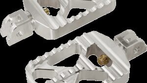 JOKER MACHINE Bear Claw Foot Pegs - Silver - Harley-Davidson