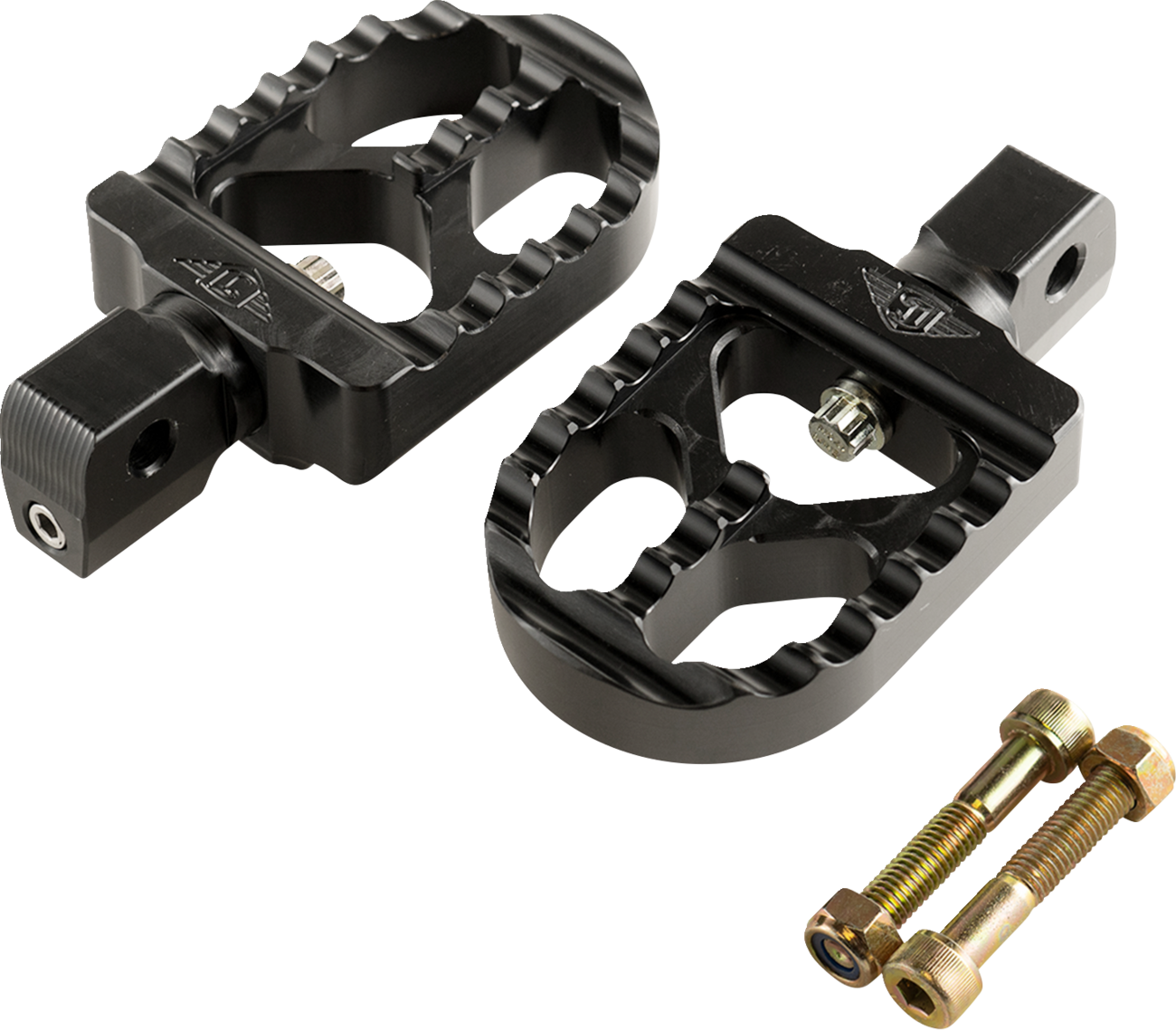 JOKER MACHINE Serrated Foot Pegs - Black - Short